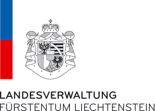 Logo der Liechtensteinischen Landesverwaltung und Home Link